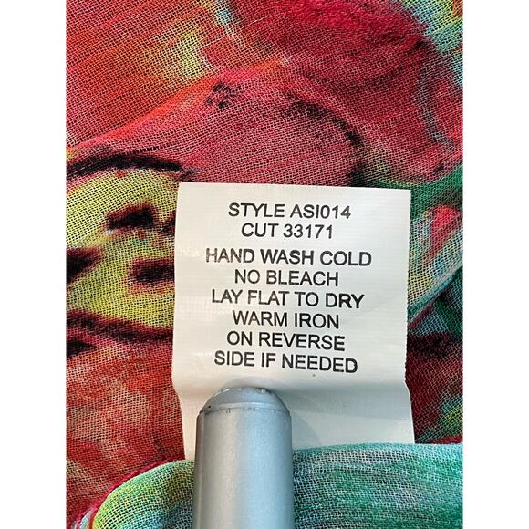 Figueroa & Flower sheer  floral and lace blouse SM - Picture 8 of 11